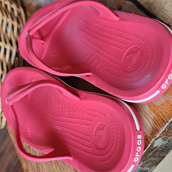 Crocs Crocband Mens Flip Flops Red Shoes Size 12 - Picture 13 of 15